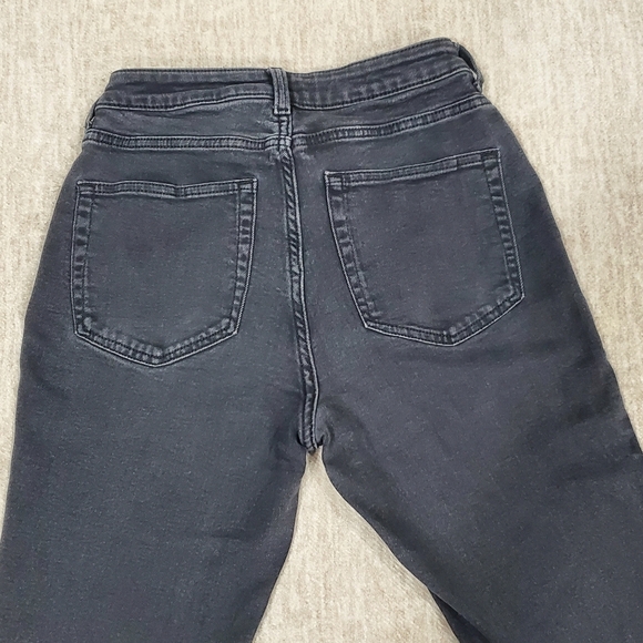 Women's Black Flared Jeans - Picture 3 of 8